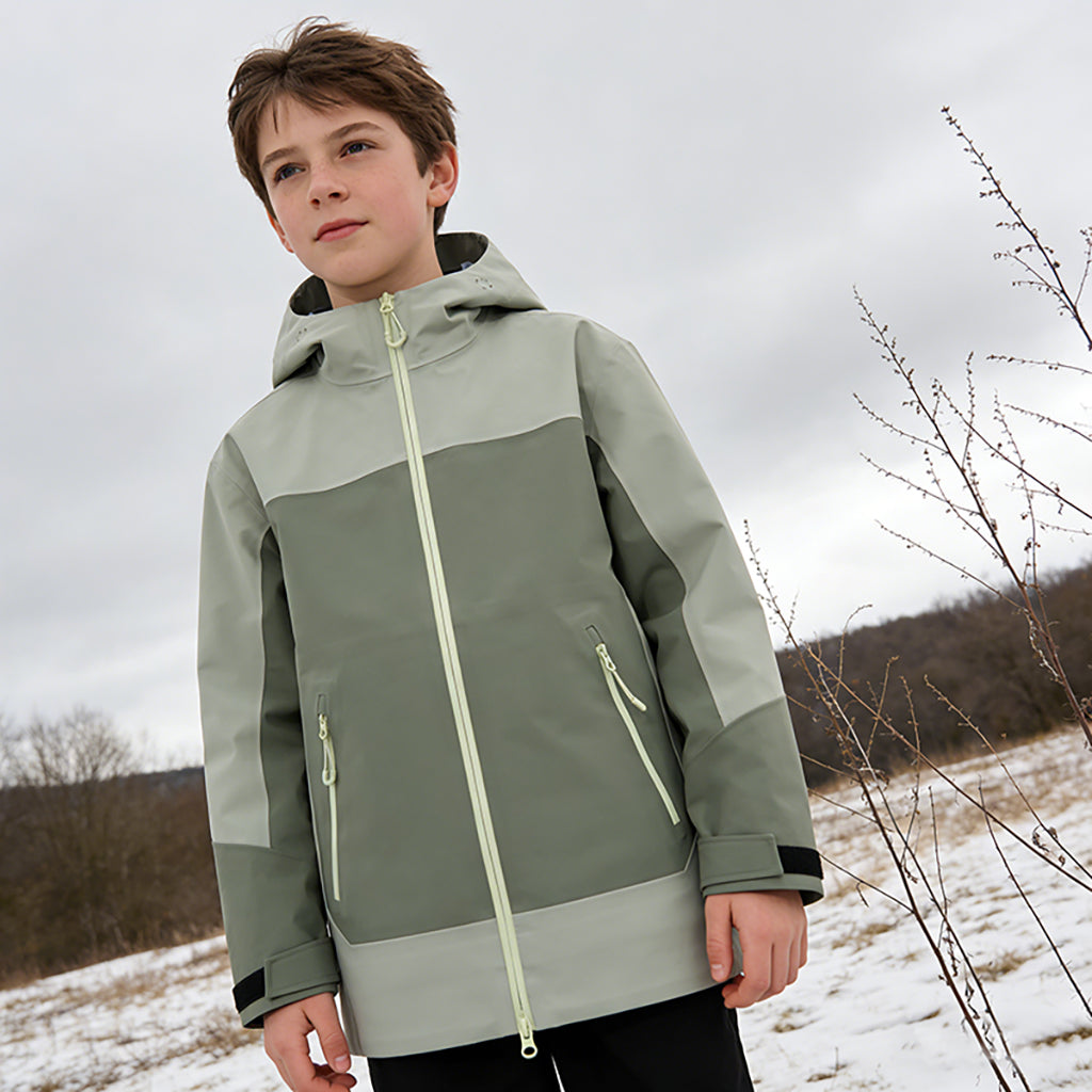 🌿 Kids 3-Layer Waterproof Hiking Jacket | Perfect for Spring Break Adventures Product Highlights