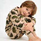 New🔥 Organic Cotton Kids Dinosaur Sweatshirt Set - 2026 Trendy Toddler Outfit