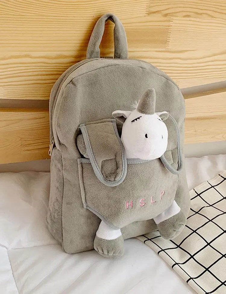 Fluffy Animal Backpack