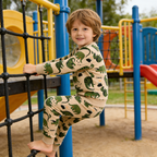 New🔥 Organic Cotton Kids Dinosaur Sweatshirt Set - 2026 Trendy Toddler Outfit