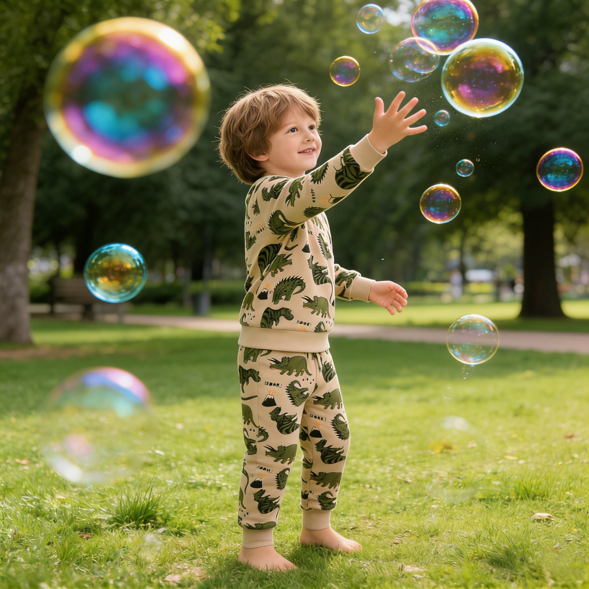 New🔥 Organic Cotton Kids Dinosaur Sweatshirt Set - 2026 Trendy Toddler Outfit