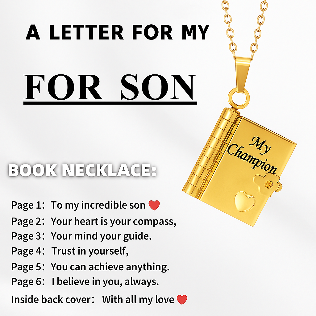 Book Necklace - The Family's Place