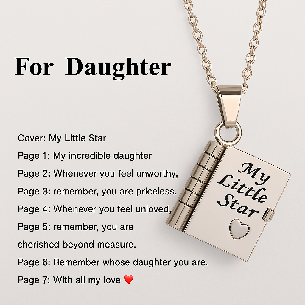 Book Necklace - The Family's Place