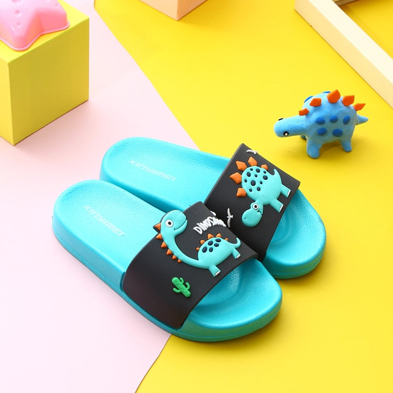Cute Dino Children's Slippers