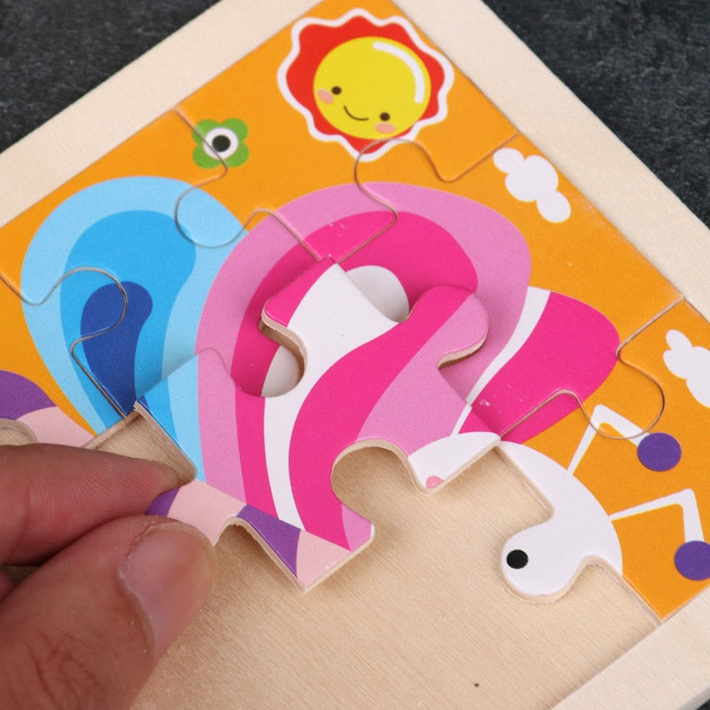 Montessori Wooden Puzzle - Buy 1 Get 3 Free