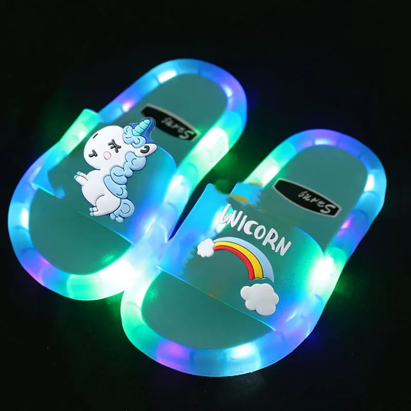 Unicorn Light-Up Slippers
