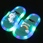 Unicorn Light-Up Slippers