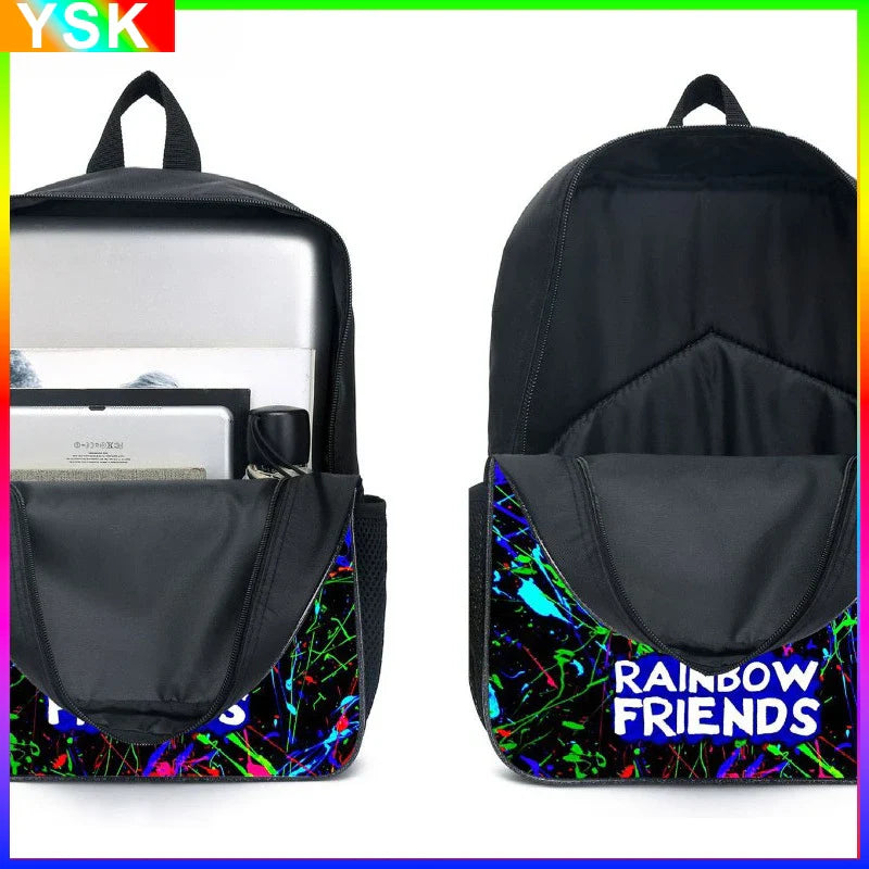 Rainbow Friends 3-Piece School Set - Backpack + Pouch + Pencil Case