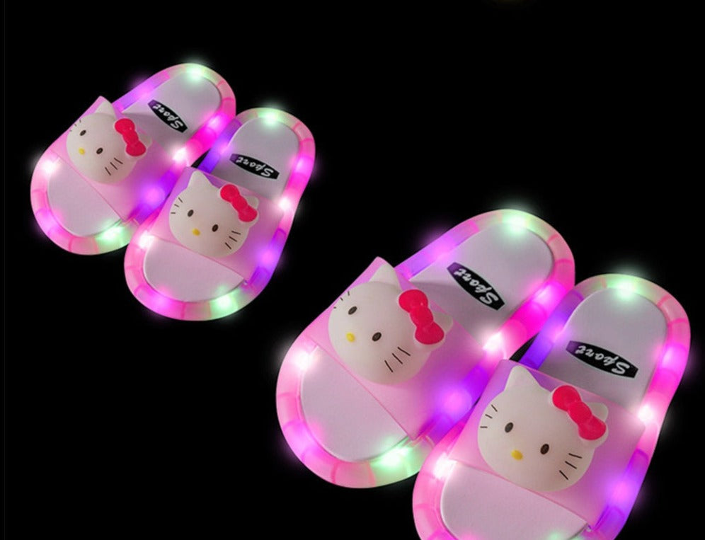 Hello Kitty Light-Up Children's Slippers