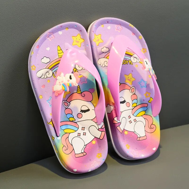 Limited Edition Unicorn Flip-Flop Children's Slippers