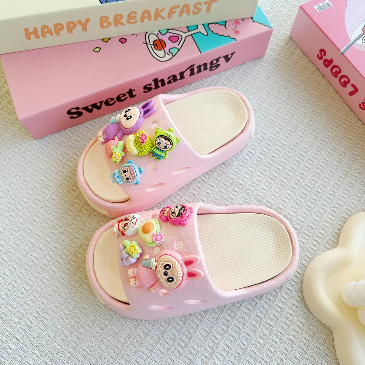 Limited Edition Labubu Children's Slippers