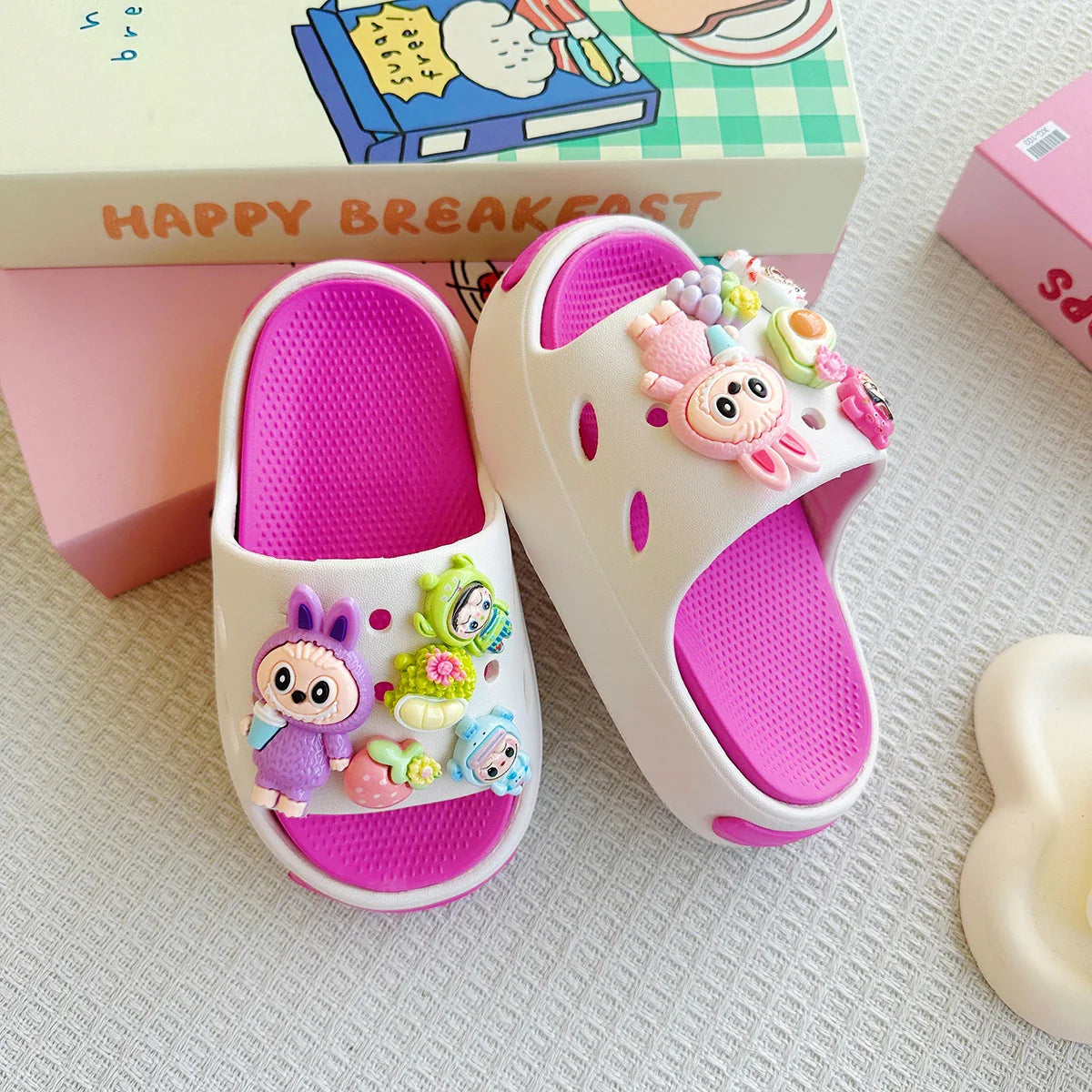 Limited Edition Labubu Children's Slippers