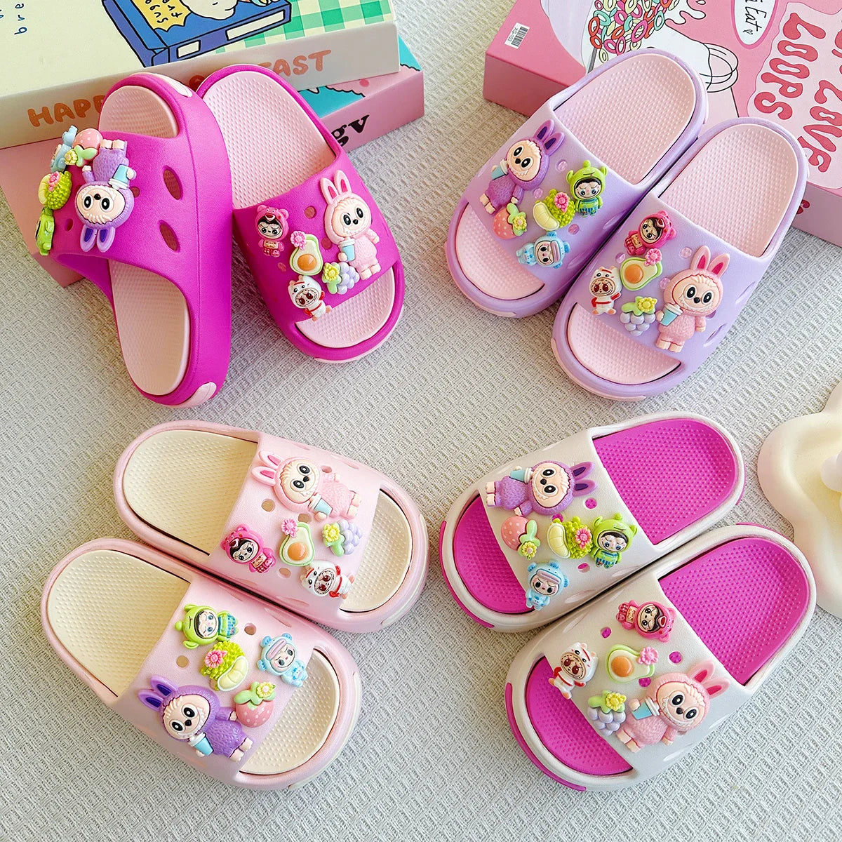 Limited Edition Labubu Children's Slippers