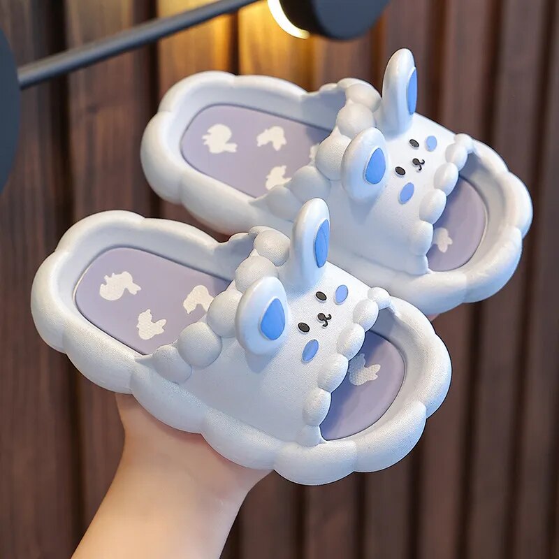 3D Bunny Children's Slippers