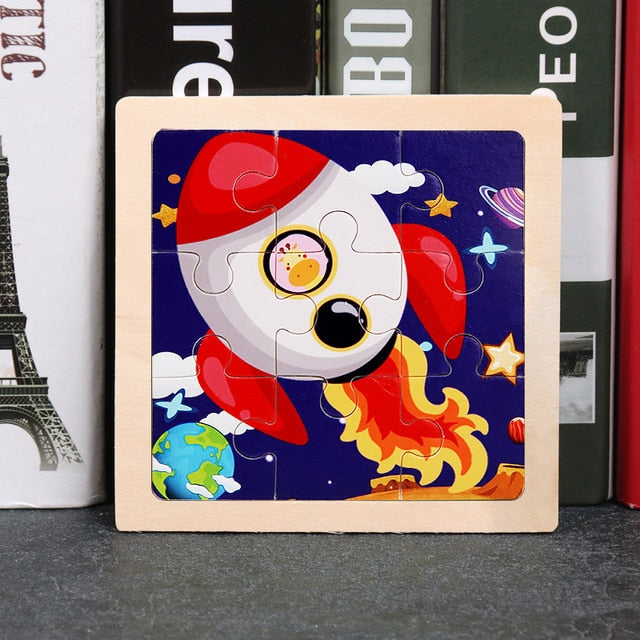 Montessori Wooden Puzzle - Buy 1 Get 3 Free