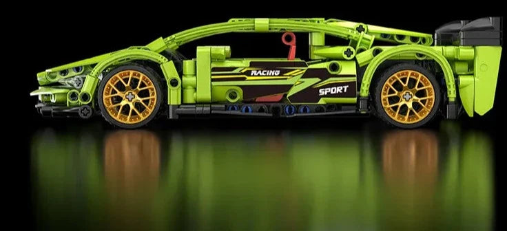 Lamborghini Racing Car Building Blocks - 455 Pieces - Limited Edition