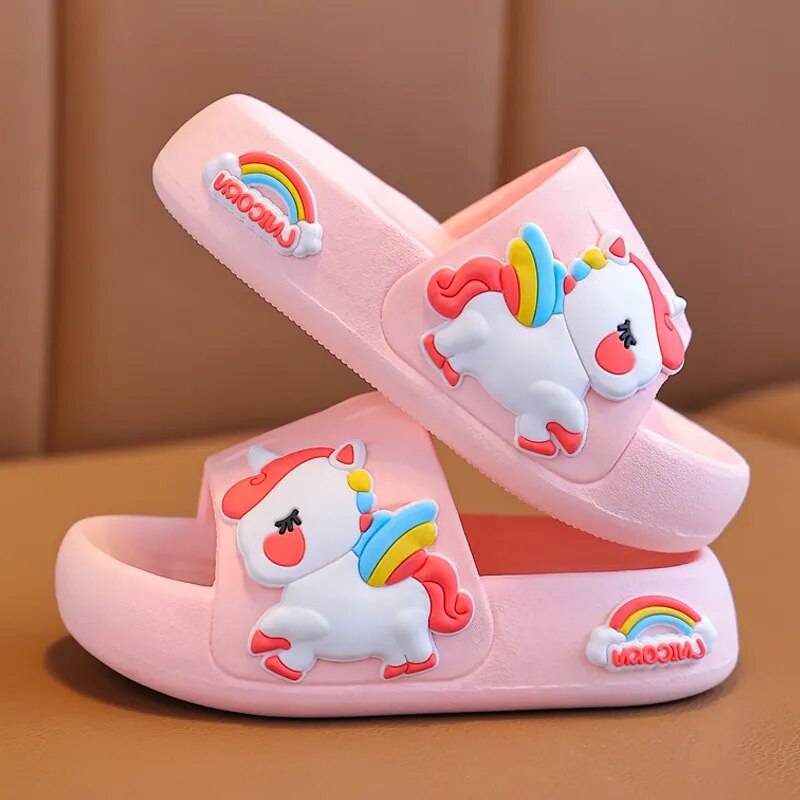 Unicorn Slide Children's Slippers