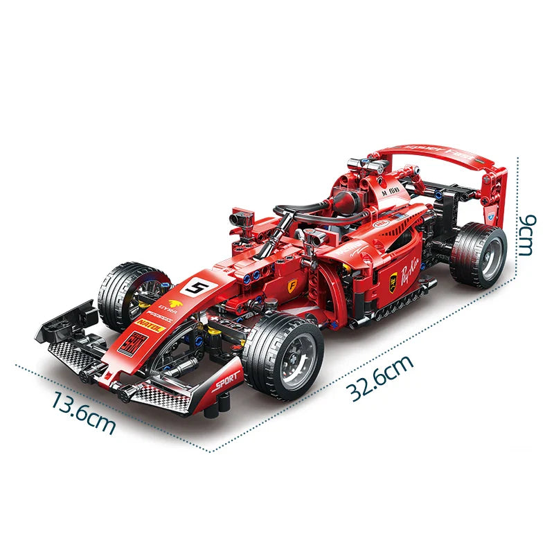 F1 Racing Car Building Blocks - 455 Pieces - Limited Edition