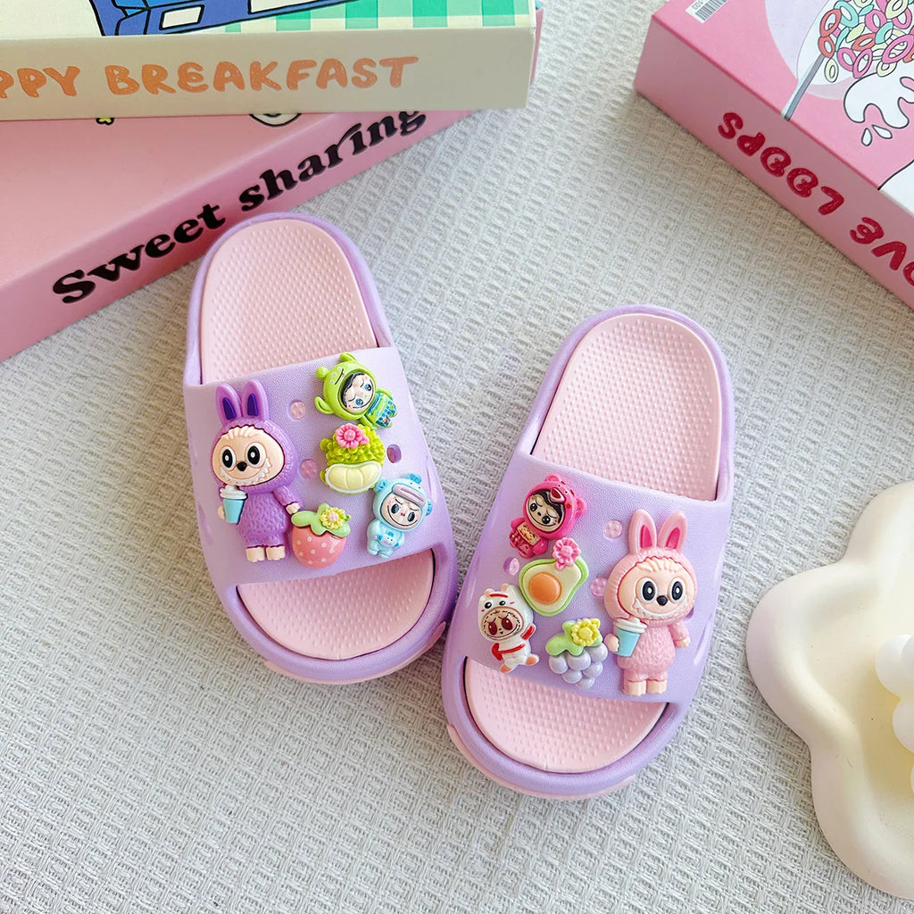 Limited Edition Labubu Children's Slippers