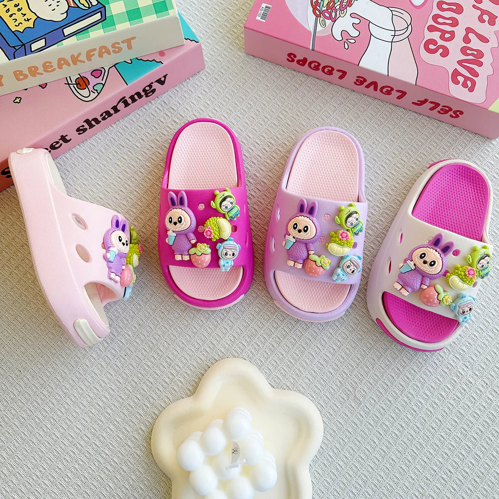 Limited Edition Labubu Children's Slippers