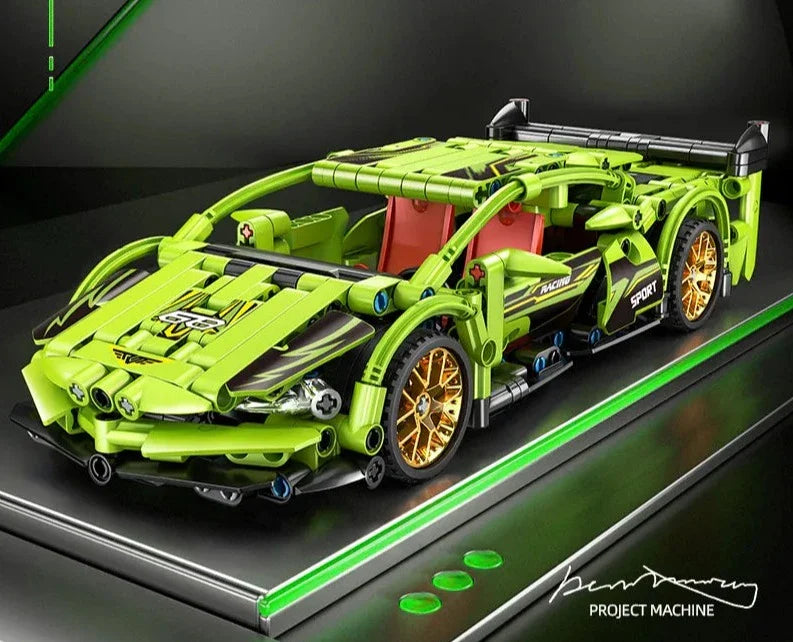 Lamborghini Racing Car Building Blocks - 455 Pieces - Limited Edition