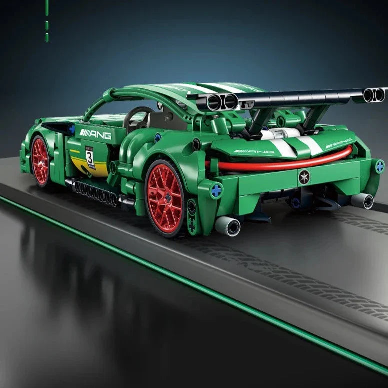 Pull-Back Racing Car Building Blocks - 456 Pieces - Limited Edition