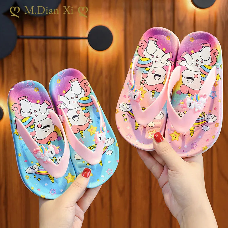 Limited Edition Unicorn Flip-Flop Children's Slippers