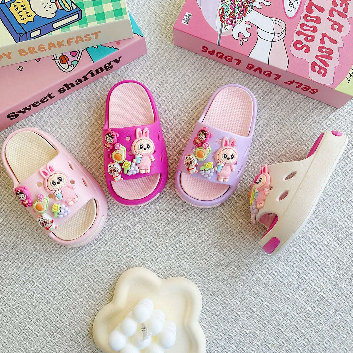 Limited Edition Labubu Children's Slippers