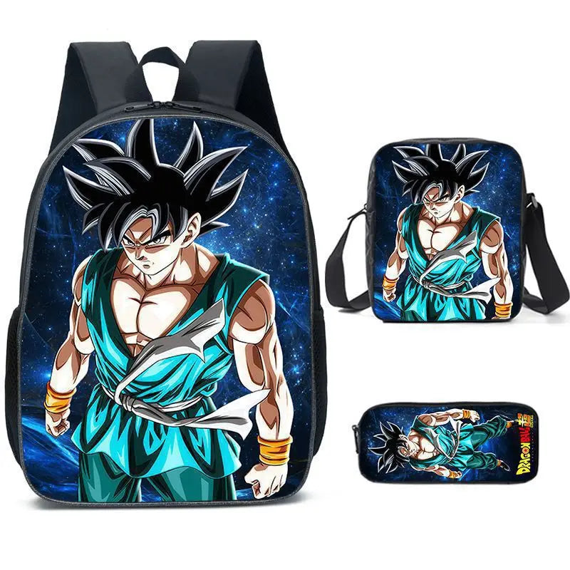 Dragon Ball Z 3-Piece School Set - Backpack + Pouch + Pencil Case