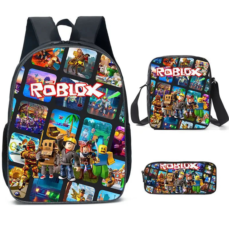 Roblox 3-Piece School Set - Backpack + Pouch + Pencil Case