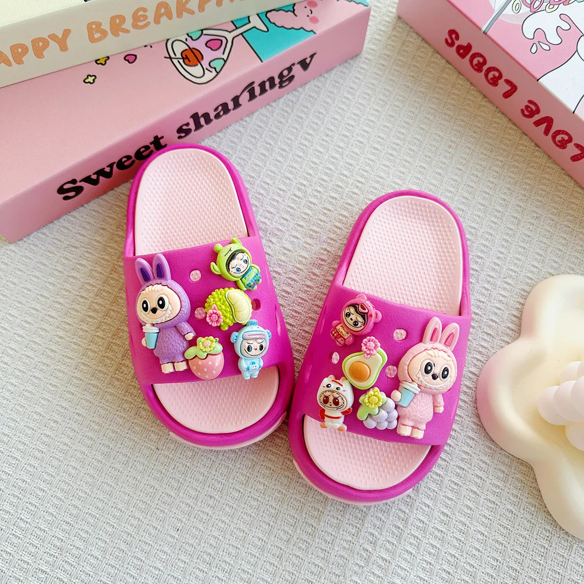 Limited Edition Labubu Children's Slippers