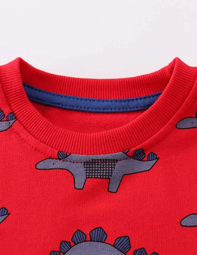 Dinosaur Printed Sweatshirt