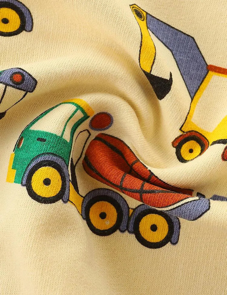 Engineering Vehicle Full Printed Sweatshirt