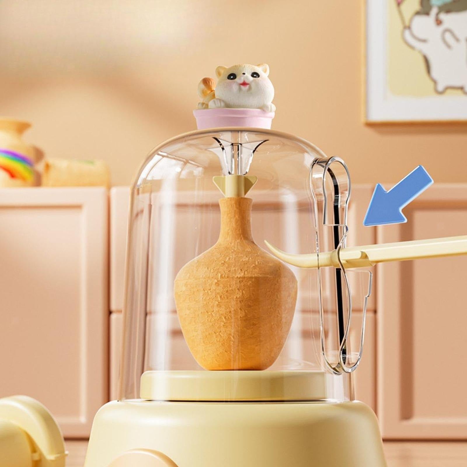 Electric Pottery Wheel for Kids Creative Educational Toy Compact Pottery Making