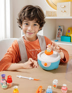 Electric Pottery Wheel for Kids Creative Educational Toy Compact Pottery Making