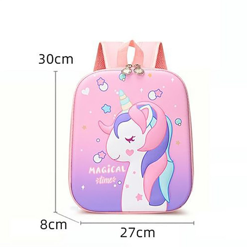 Soft-shell Waterproof Kindergarten Backpack with Cute Cartoon Design for Kids